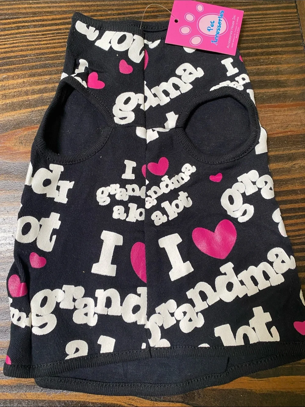 Dog Tee 'I ♥ Grandma A Lot' - size Medium
